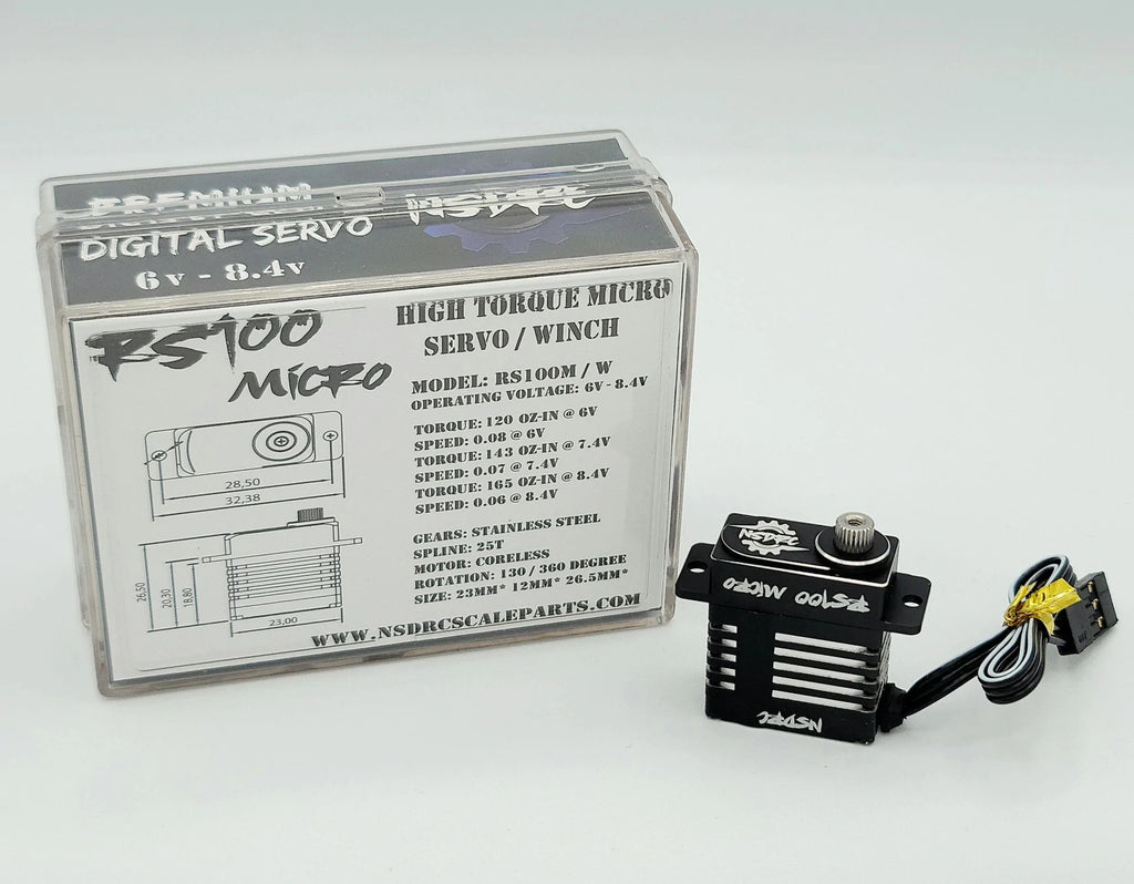 RS100 HIGH TORQUE MICRO SERVO