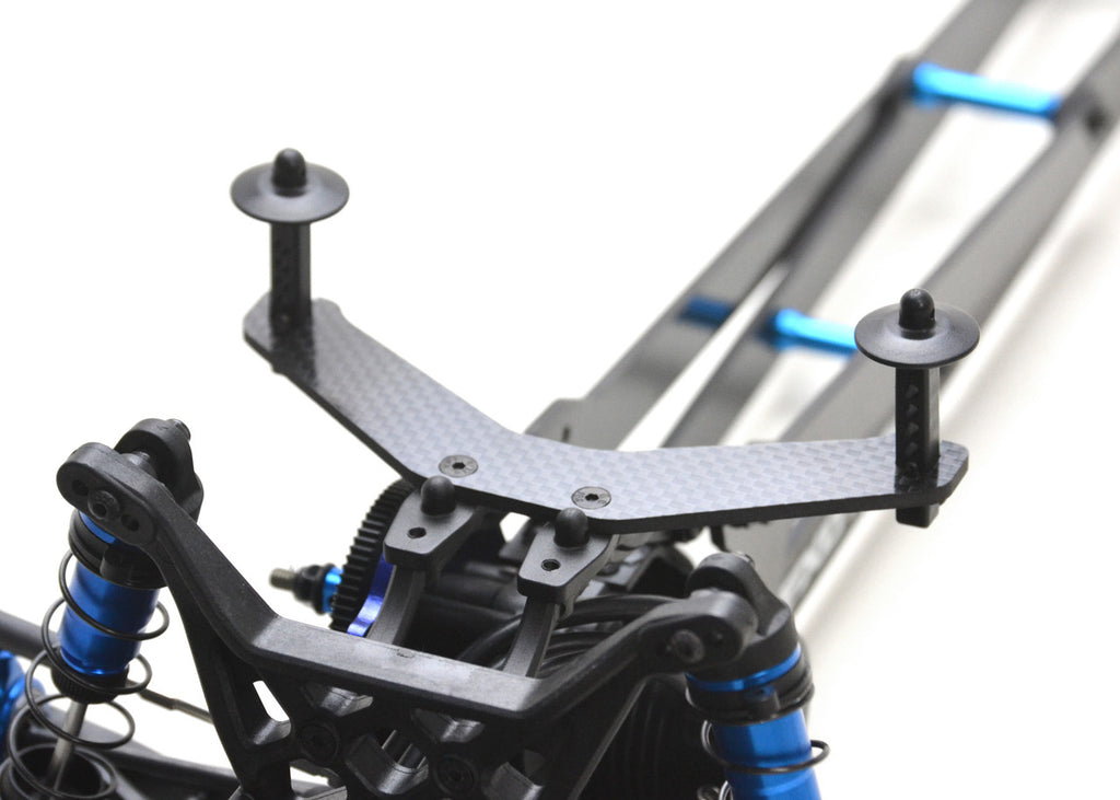 Exotek DR10 HD Carbon Rear Body Mount (+24mm)