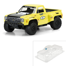 Load image into Gallery viewer, 1/10 1978 Chevy C-10 Race Truck Clear Body: Short Course