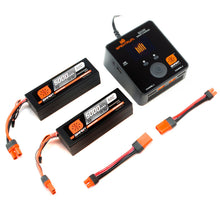 Load image into Gallery viewer, Spektrum RC Smart PowerStage 6S Bundle w/Two 3S Smart LiPo Batteries (5000mAh)