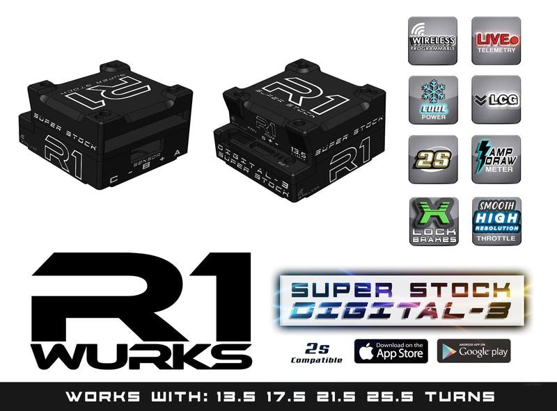 R1 Wurks "Super Stock" 2S Digital 3 ESC