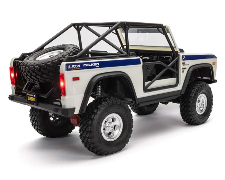 Axial SCX10 III "Early Ford Bronco" RTR 1/10 4WD Rock Crawler (White) w/DX3 2.4GHz Radio