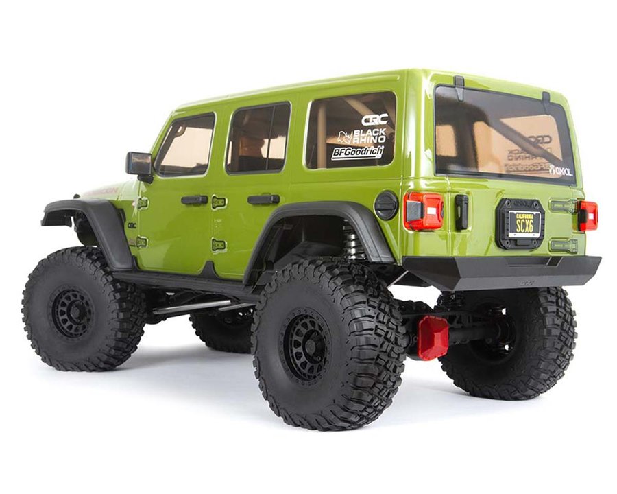 Axial SCX6 Jeep JLU Wrangler 1/6 4WD RTR Electric Rock Crawler (Green) w/DX3 Radio & Smart ESC