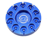 JConcepts Aluminum Pinion Puck Stock Range (Blue)