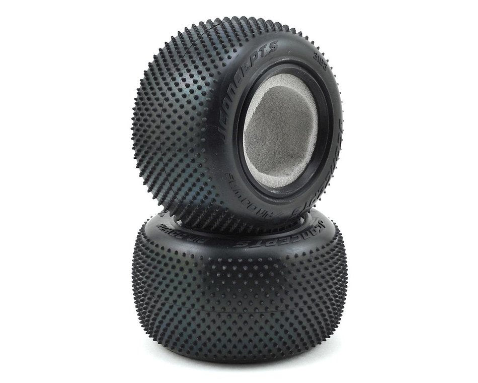 JConcepts Pin Downs Carpet 2.2" Truck Tires (2) (Pink)