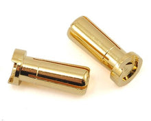 Load image into Gallery viewer, ProTek RC Low Profile 5mm &quot;Super Bullet&quot; Solid Gold Connectors (2 Male)