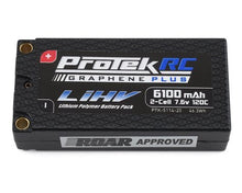 Load image into Gallery viewer, ProTek RC 2S 120C Low IR Si-Graphene + HV Shorty LiPo Battery (7.6V/6100mAh) w/5mm Connectors (ROAR Approved)