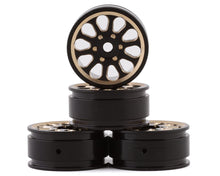 Load image into Gallery viewer, Samix SCX24 Brass 1.0" Wheel Set (Black) (4)