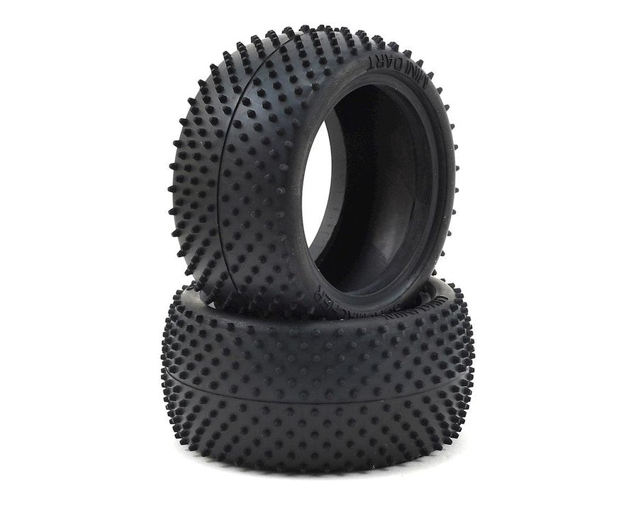 Schumacher "Mini Dart" 2.2" Buggy Rear Turf Tire (2) (Yellow)