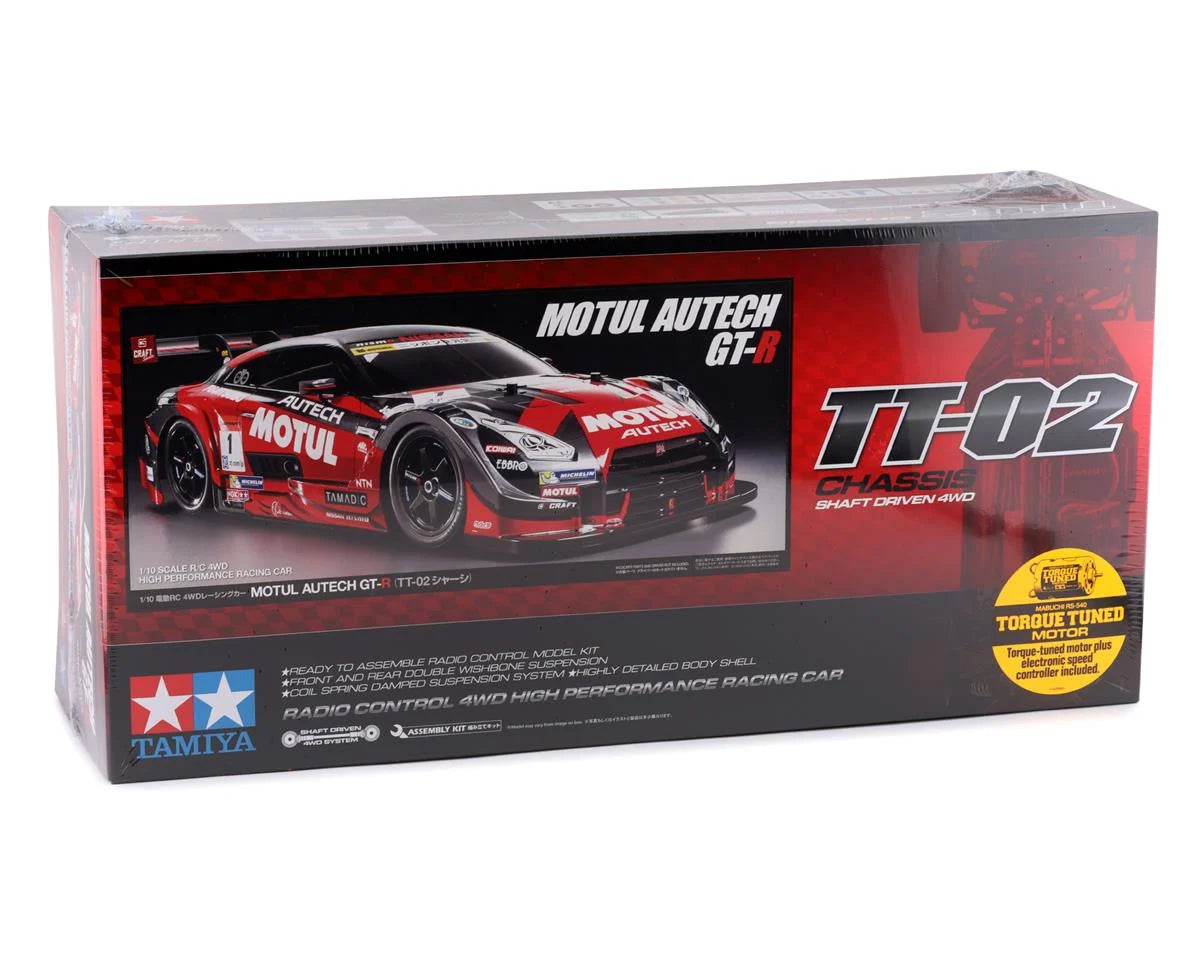 Tamiya Motul Autech GT-R TT-02 1/10 4WD Electric Touring Car Kit