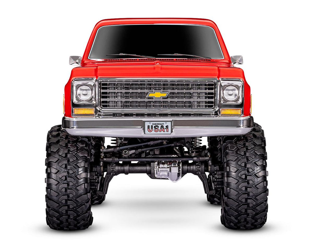 Traxxas TRX-4 1/10 High Trail Crawler Truck w/'79 Chevrolet K10 Truck Body (RED) w/TQi 2.4GHz Radio