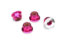 Load image into Gallery viewer, Traxxas Nuts, aluminum, flanged, serrated (4mm)