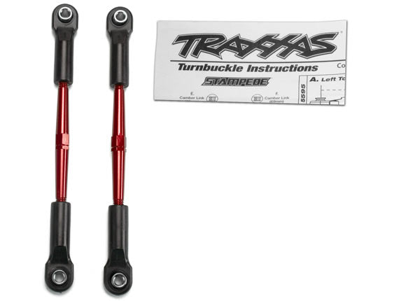 61 mm Red Aluminum Toe Links (2)