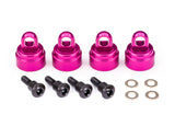 Traxxas Shock caps, aluminum (pink-anodized) (4) (fits all Ultra Shocks)