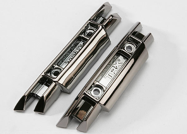 Black Chrome Front and Rear Bumpers