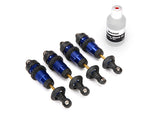 Traxxas 1/10 Blue Aluminum Short GTR Shocks (4)