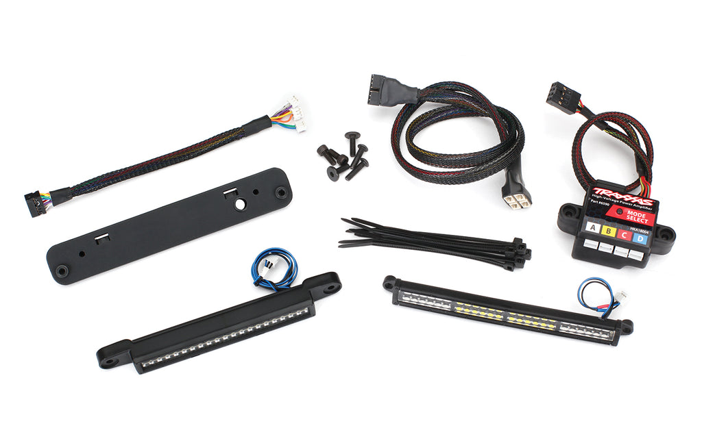 Traxxas LED light kit, complete (includes #6590 high-voltage power amplifier)