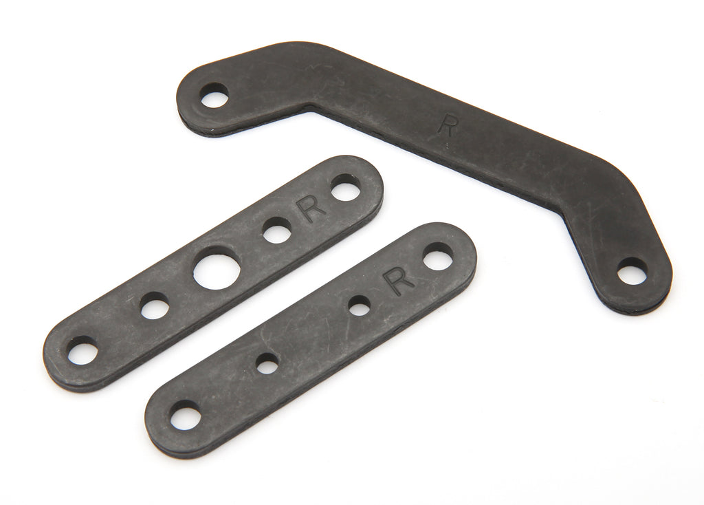 Traxxas Maxx Bulkhead tie bar, rear, upper (1)/ lower front (1)/ lower rear (1) (steel)