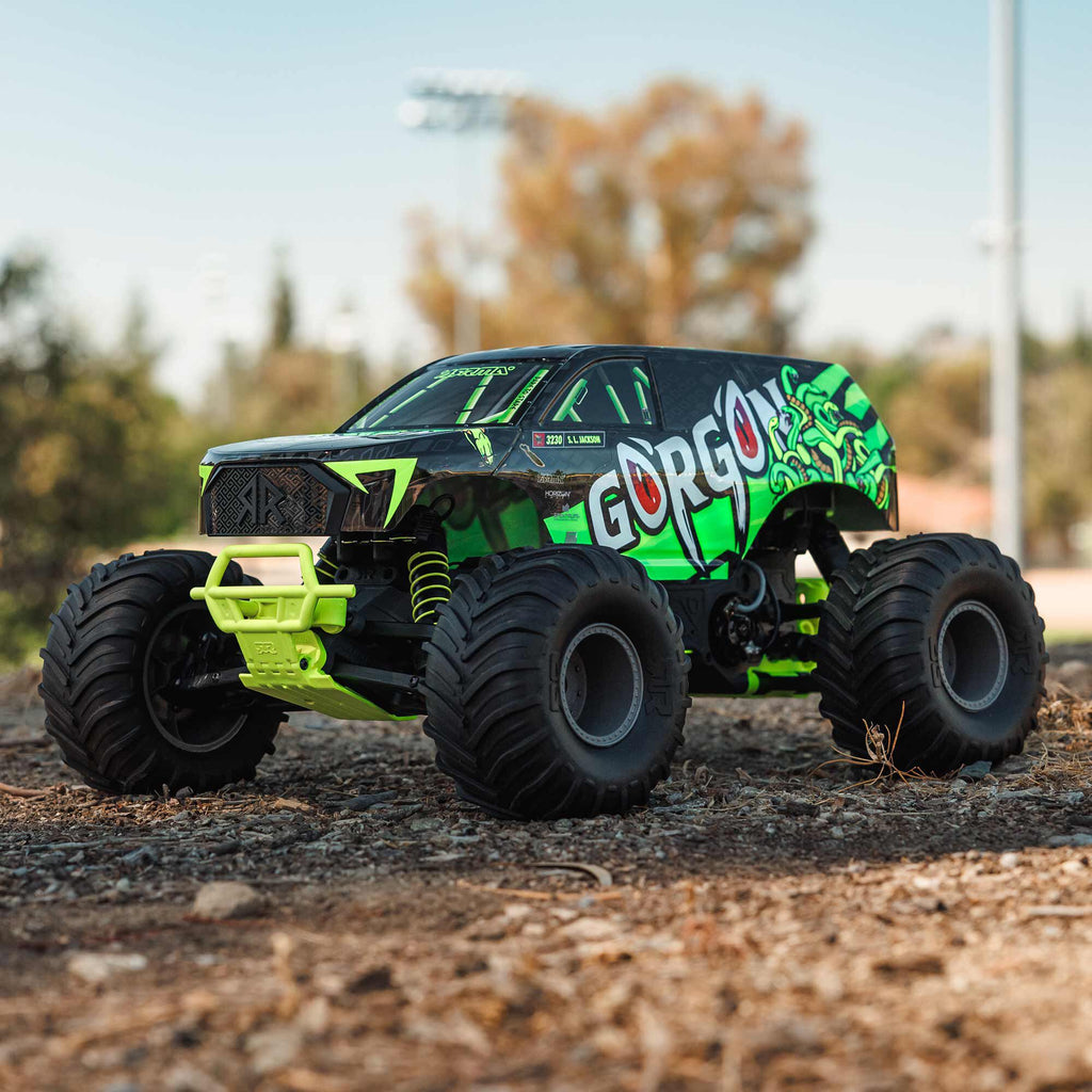 Arrma 1/10 GORGON 4X2 MEGA 550 Brushed Monster Truck RTR with Battery & Charger