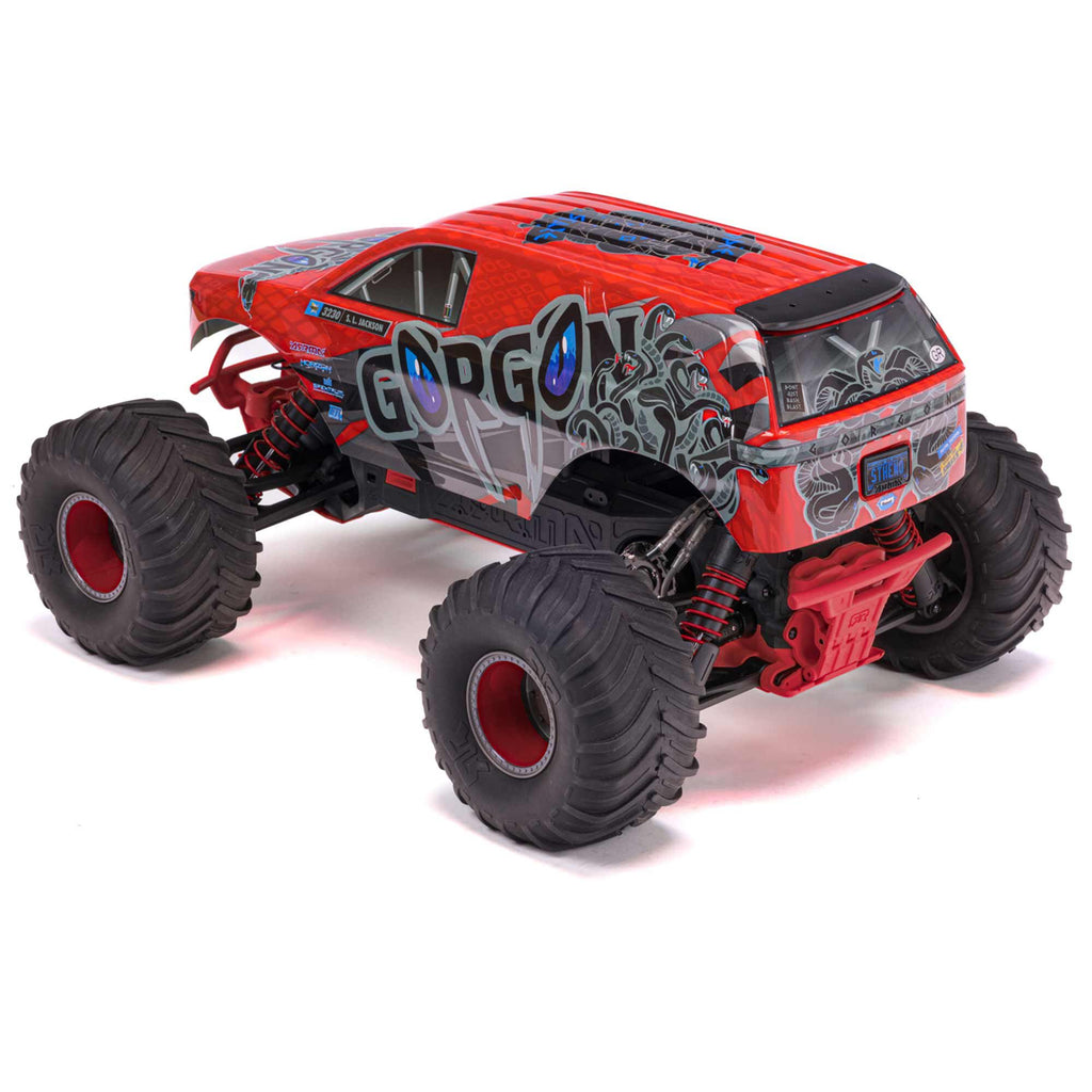 Arrma 1/10 GORGON 4X2 MEGA 550 Brushed Monster Truck RTR with Battery & Charger