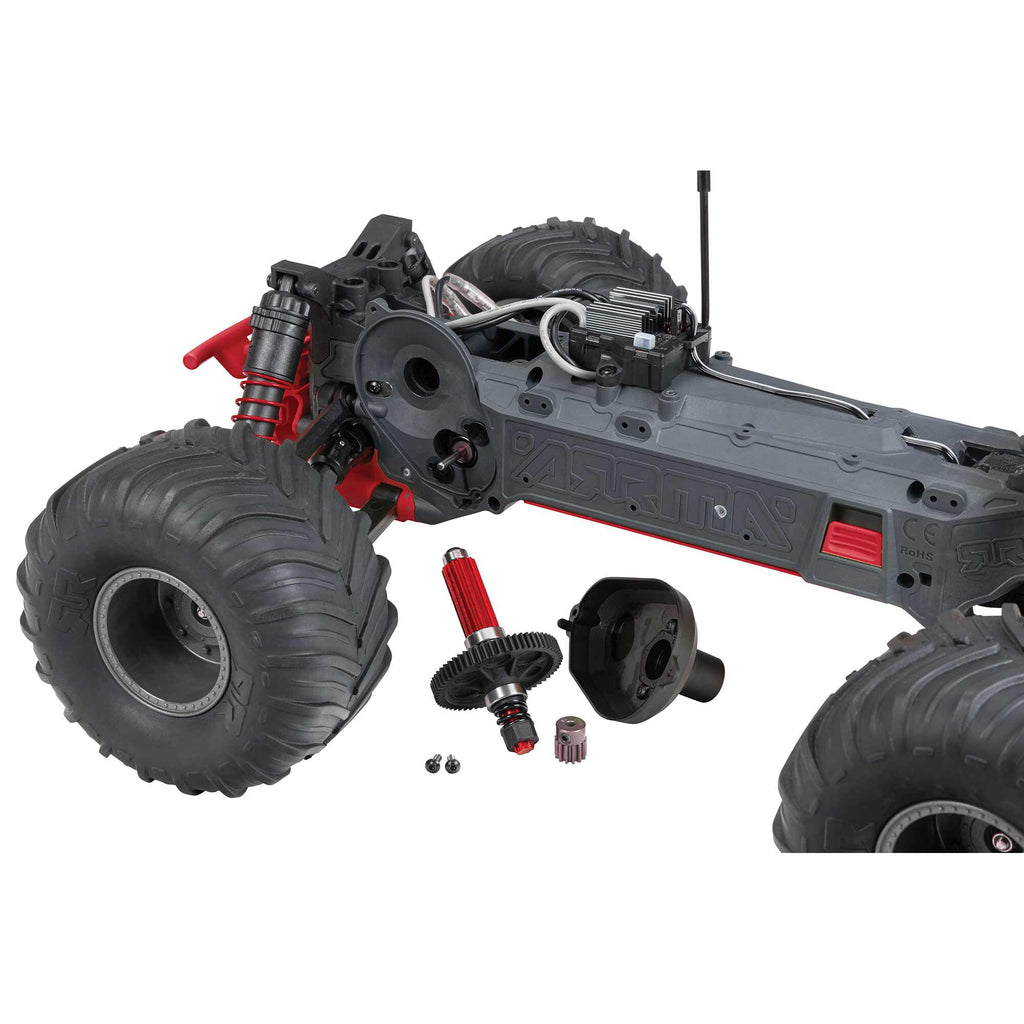 Arrma 1/10 GORGON 4X2 MEGA 550 Brushed Monster Truck RTR with Battery & Charger