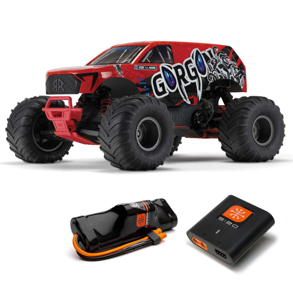 Arrma 1/10 GORGON 4X2 MEGA 550 Brushed Monster Truck RTR with Battery & Charger