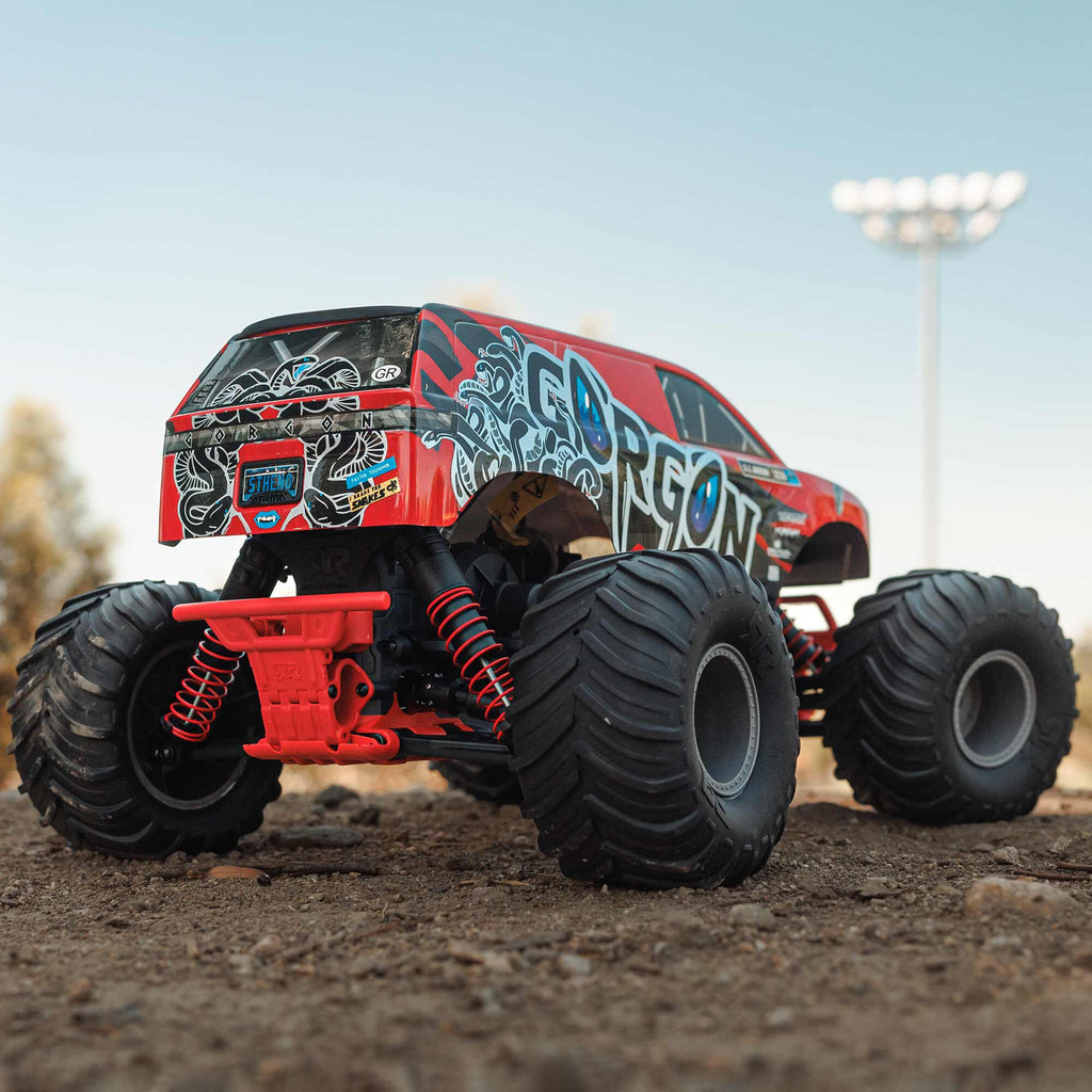 Arrma 1/10 GORGON 4X2 MEGA 550 Brushed Monster Truck RTR with Battery & Charger