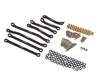 Injora Black Brass High Clearance Link Set for 1/18 Redcat Ascent-18 APEX (36g)