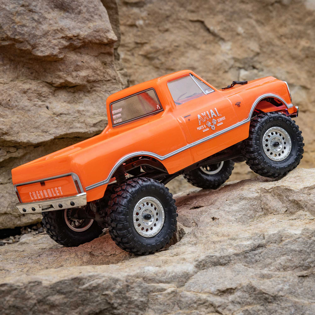 Axial 1/24 SCX24 1967 Chevrolet C10 4WD Brushed Truck RTR Orange