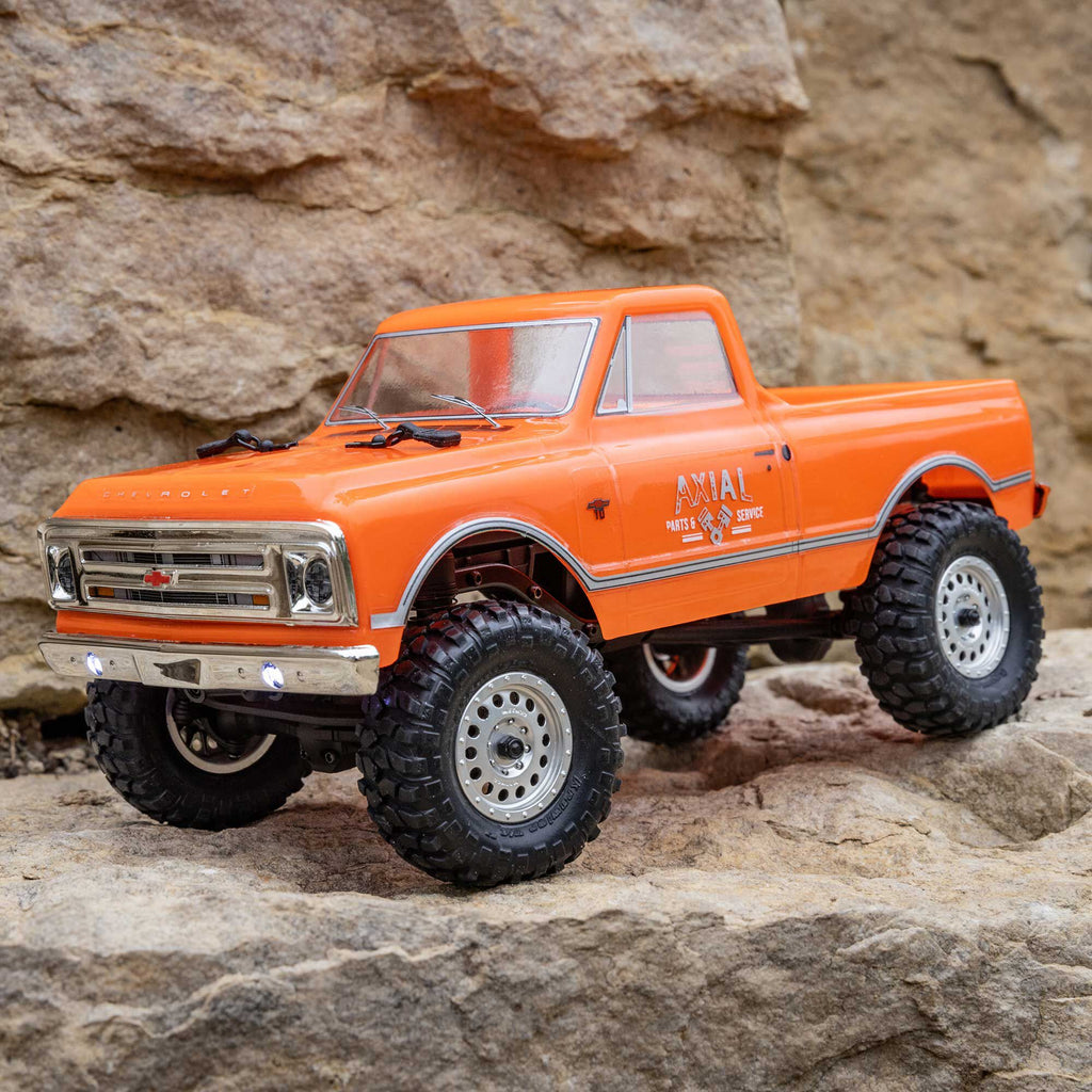 Axial 1/24 SCX24 1967 Chevrolet C10 4WD Brushed Truck RTR Orange