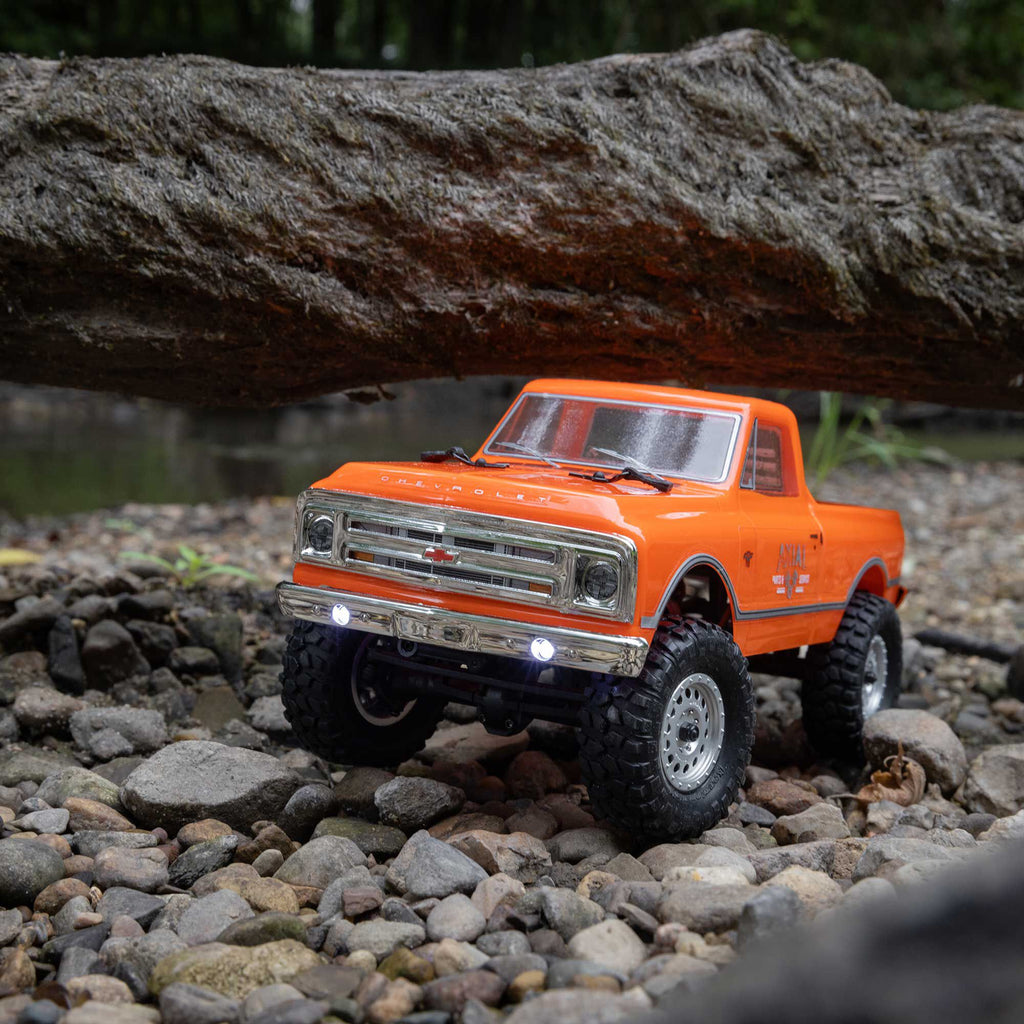 Axial 1/24 SCX24 1967 Chevrolet C10 4WD Brushed Truck RTR Orange