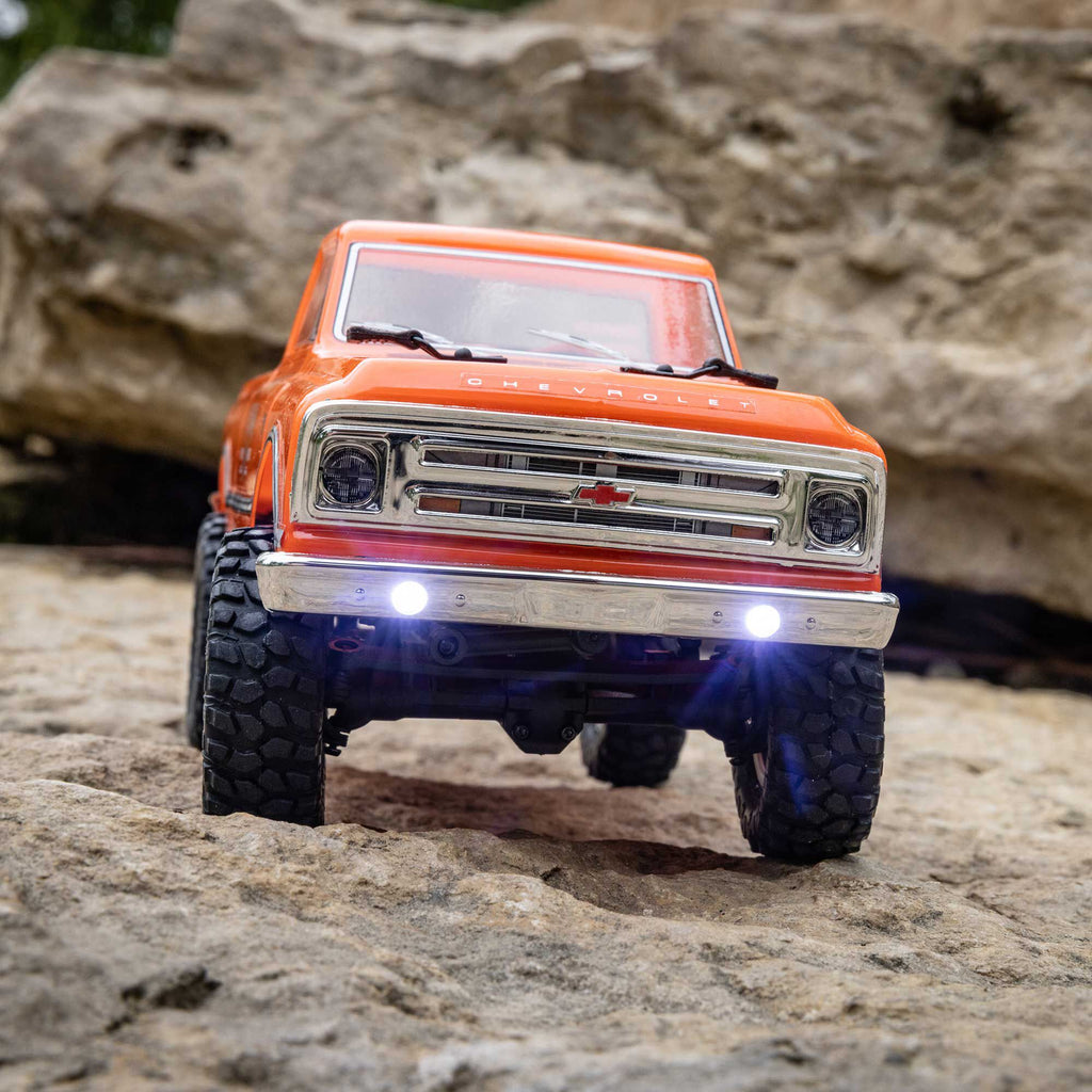 Axial 1/24 SCX24 1967 Chevrolet C10 4WD Brushed Truck RTR Orange