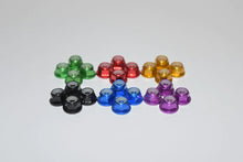 Load image into Gallery viewer, M4 Aluminum Knurled And Flanged Locknuts