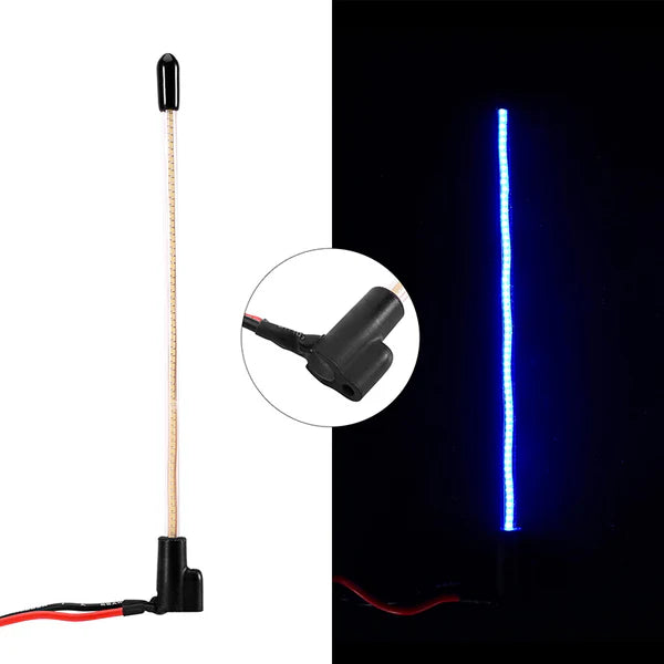 Ice Blue LED Whip light