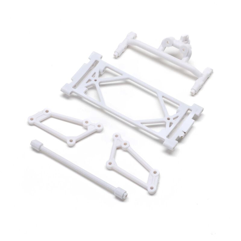 Losi 22s Sprint Front Wing Mount Set, White