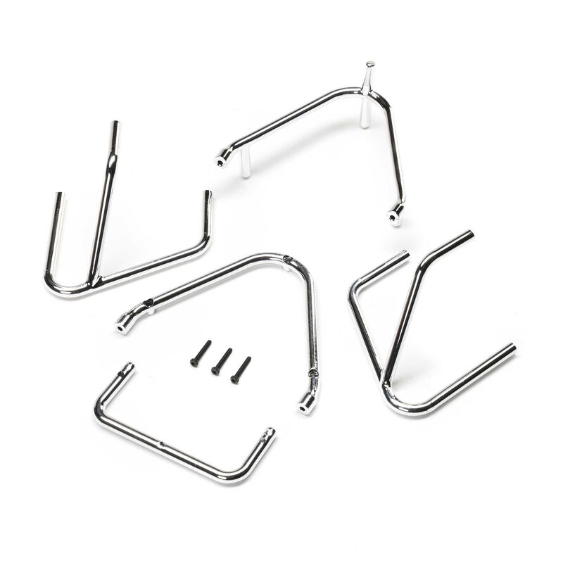 Losi 22s Sprint Bumper Set, Chrome
