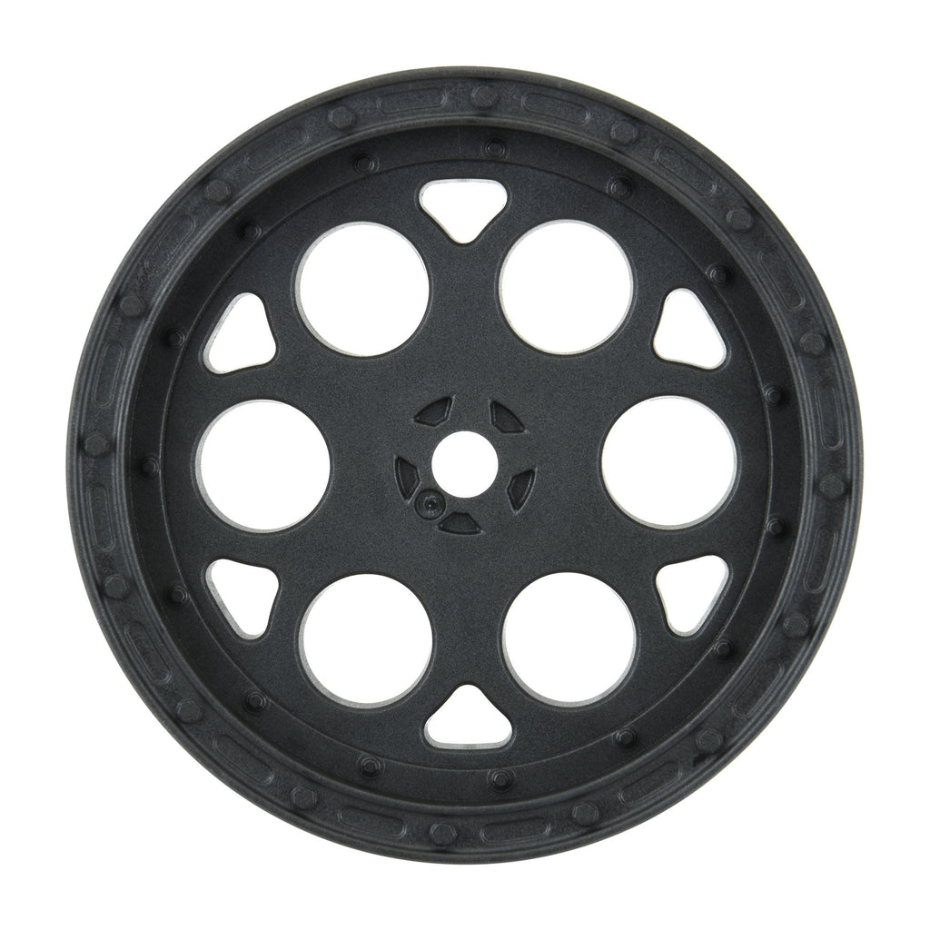 Pro-Line 1/10 Showtime Front 2.2" 12mm Sprint Car Wheels (2) Black
