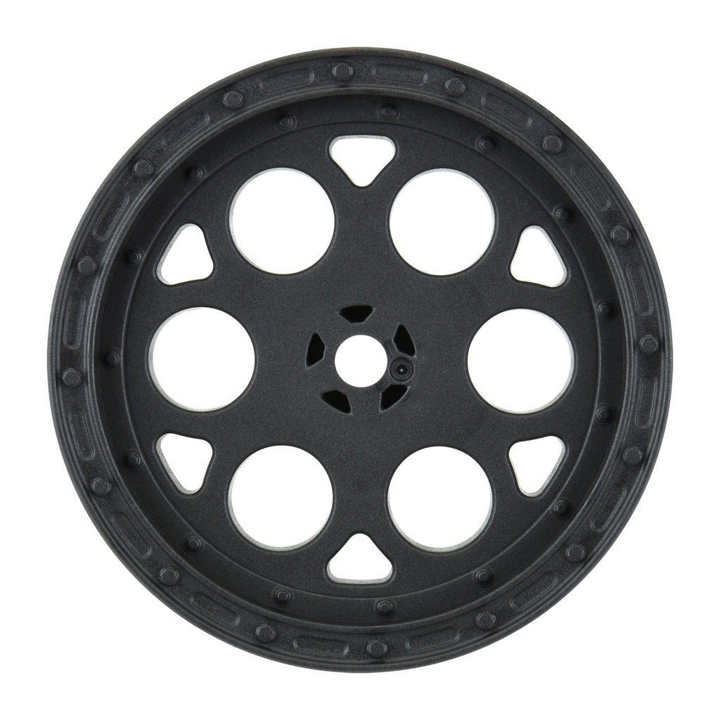 Pro-Line 1/10 Showtime Rear 2.2" 12mm Sprint Car Wheels (2) Black
