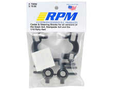 Load image into Gallery viewer, RPM Caster &amp; Spindle Block Set for Traxxas 4x4 Slash/Rustler/Stampede (Black)
