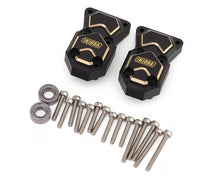 Load image into Gallery viewer, Injora Axial SCX24 Brass Differential Covers (Black) (10g ea) (2)