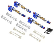 Load image into Gallery viewer, Axial SCX24 Aluminum Long Travel Threaded Shocks (Blue) (4) (43mm)