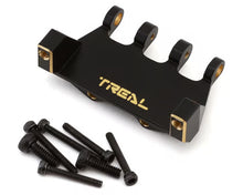 Load image into Gallery viewer, Treal Hobby Axial SCX24 Brass Servo Mount (Black) (EcoPower/Emax) (8.7g)