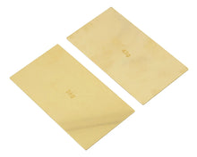 Load image into Gallery viewer, Team Associated LiPo Battery Brass Weight Plate Set (1x 26g &amp; 1x 43g)
