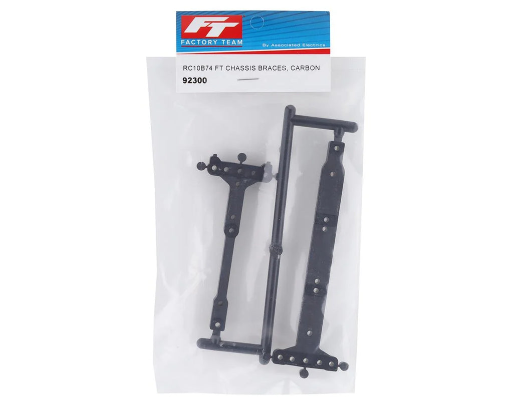Team Associated RC10B74 Factory Team Carbon Chassis Brace Set