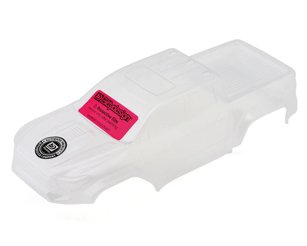 Bittydesign T400 1/18 Micro Crawler Pre-Trimmed Truck Body for Traxxas® TRX-4M® (Clear) w/Clipless Body Mounts