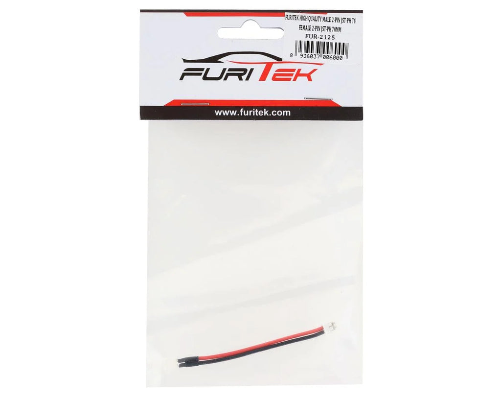 Furitek 2-Pin Male JST-PH to 2-Pin Female JST-PH Extension (70mm)
