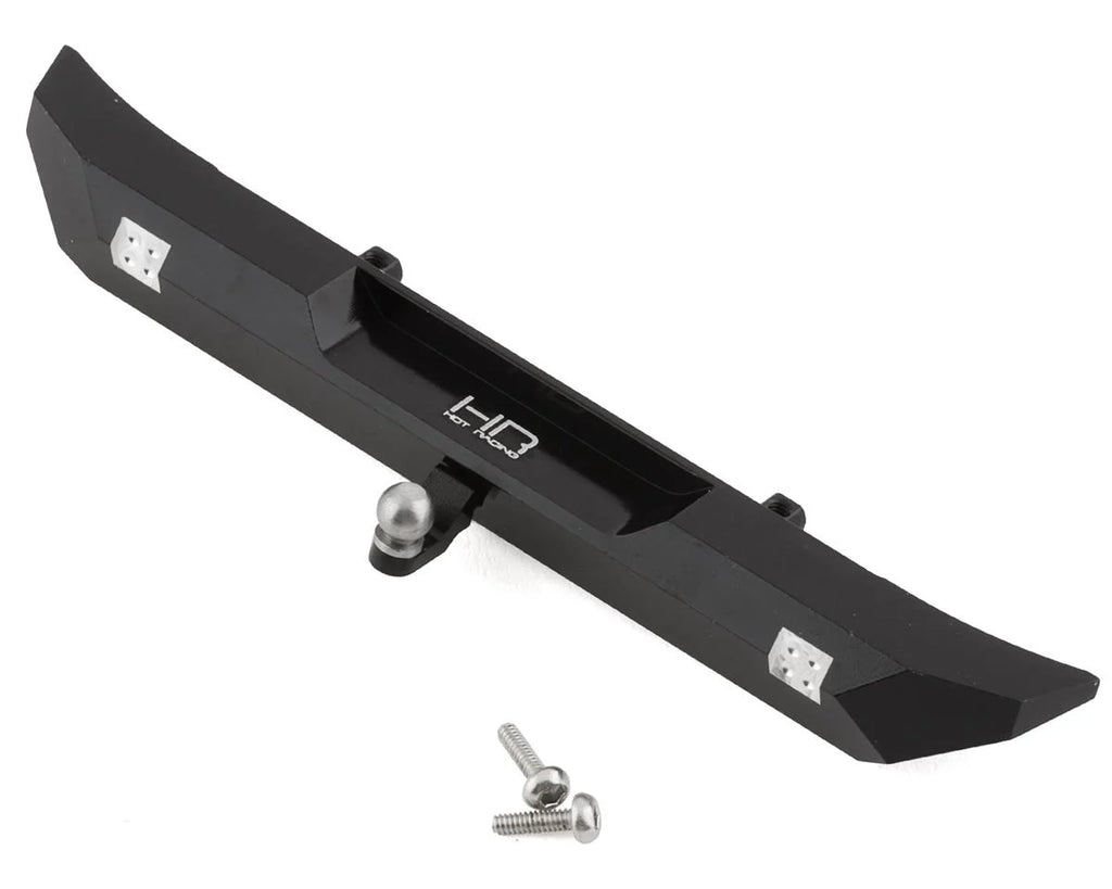 Hot Racing Axial SCX24 Aluminum Rear Bumper (Black) (AXI00002V2)