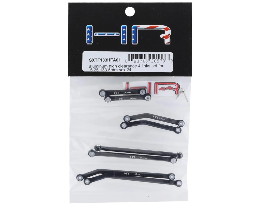 Hot Racing Axial SCX24 Aluminum High Clearance 4 Link Set (133.5mm)