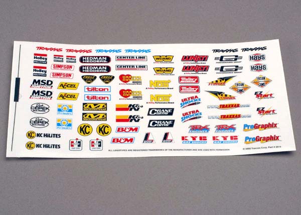 DECALS RACE SPONSORS