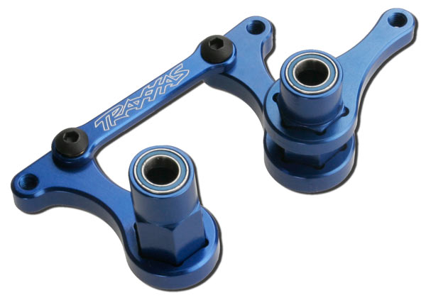 Traxxas Steering bellcranks, drag link (anodized 6061-T6 aluminum)/ 5x8mm ball bearings (4)/ hardware (assembled)